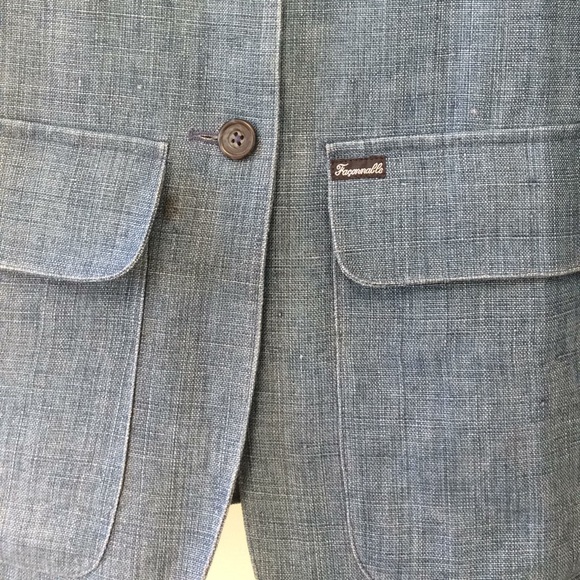 🌈 SOLD 🌈 FAÇONNABLE linen sport coat from France - Picture 7 of 8